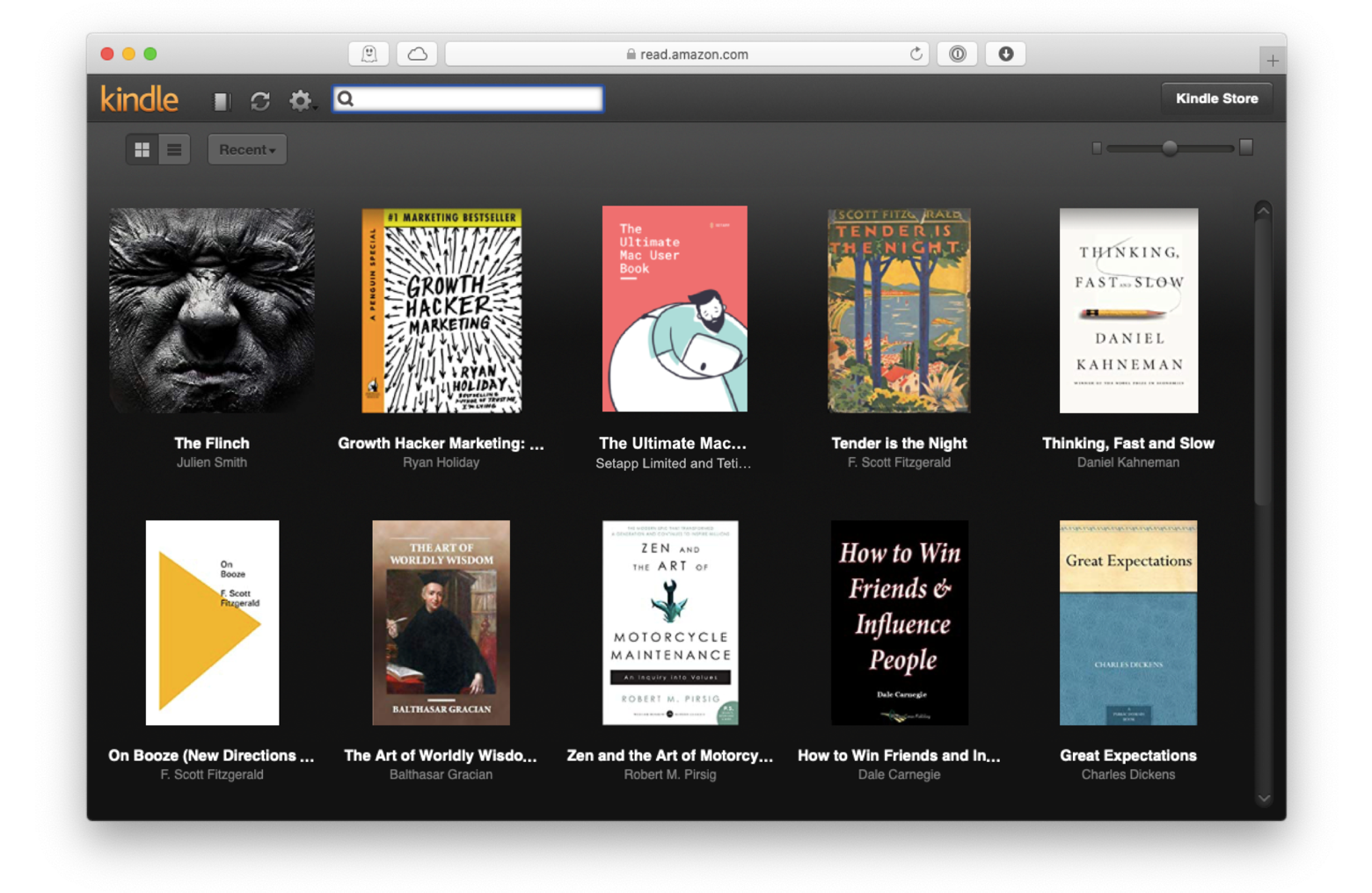 find page number on kindle app for mac